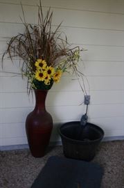 Tall Flower Urn, Small pond kit