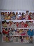 Collection of antique story book dolls