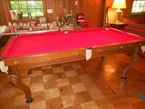 1900's pool table
