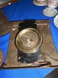 Antique scale with pan