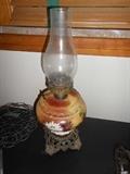 Antique oil lamp