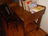 Antique oak desk