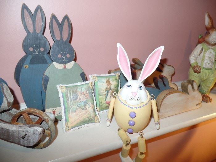 Very large collection of wonderful new or like new Easter and Spring decor items!!!