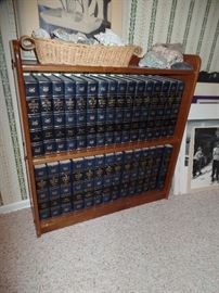 book case and books