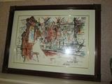 Large Leroy Neiman Signed Print