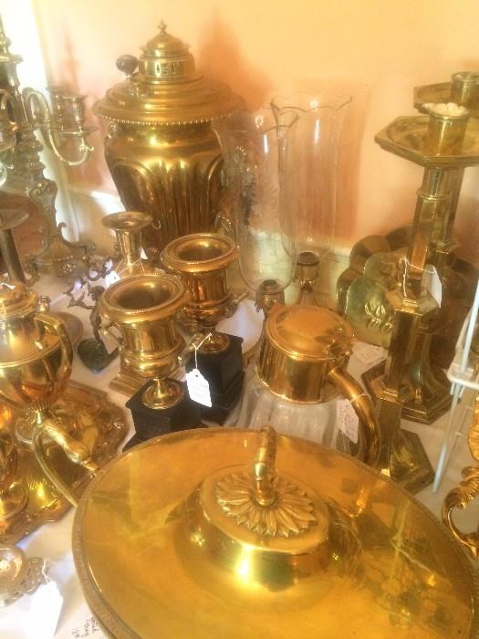 Great assortment of brass items