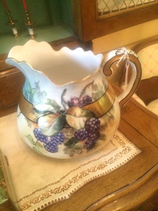 Elegant Limoges pitcher