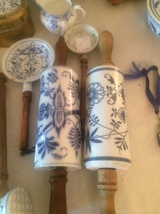 Very old Meissen rolling pins