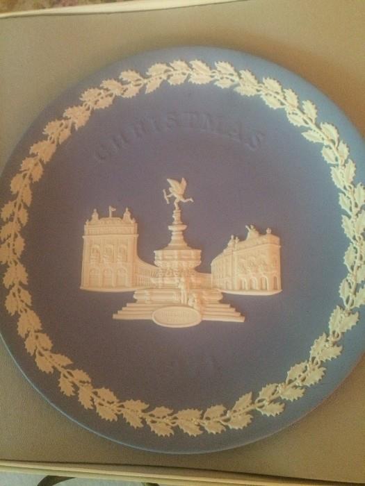 One of several Wedgwood plates