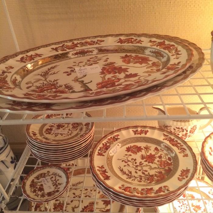 Copeland/Spode "India Tree" assorted china