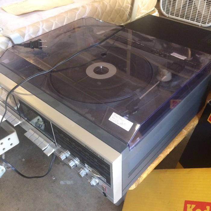 Record turntable