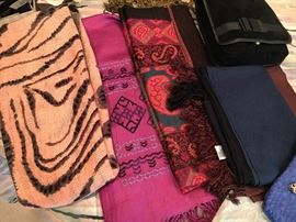 Great scarves and throws!