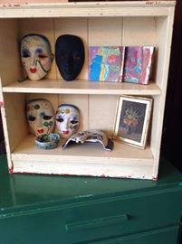 painted masks and modern art