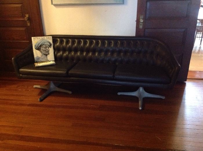 A fabulous couch from a bygone era. So retro. So 1960s. A  iconic piece for your home or office