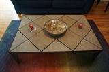 Tile coffee table. Has matching end tables. 