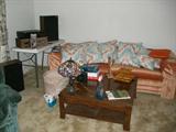 SOFA BED,CD PLAYER