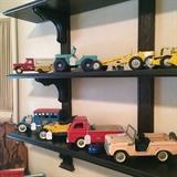 Vintage toy trucks & cars