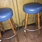 Two of four bar stools