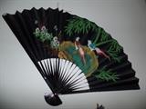 1 of 3 Large decorative oriental fans
