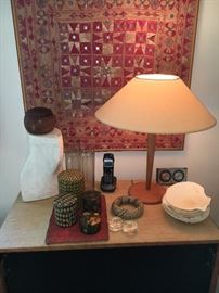 Cool stuff, including a great mid century lamp.
