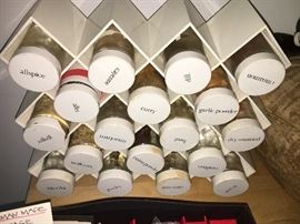 Mid century spice rack