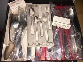 Lauffer stainless silverware, mid century, Germany.