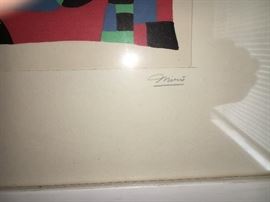 Another Miro lithograph.