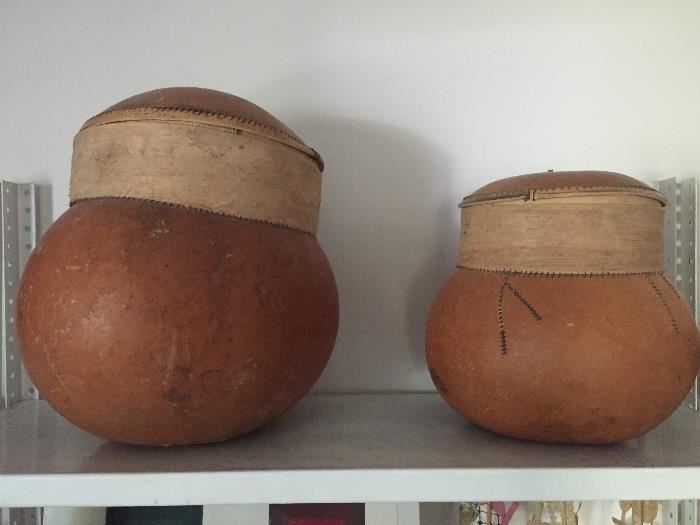 Gourd storage indigenous South American.