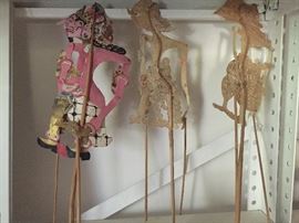 Indonesian puppets.