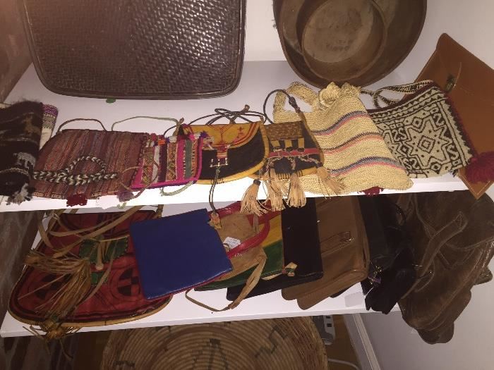 Satchels, purses and handbags-- even two vintage Coach for good measure!!