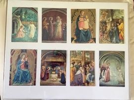 Religious iconography framed