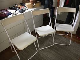 Sweden, early 70s, foldable chairs, Scancenter