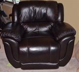 Power Recline Leather Chair