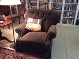  Overstuffed reading chair 