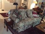 Lovely like-new floral sofa 