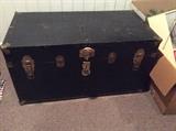 Antique steamer trunk