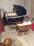 Antique baby buggies 