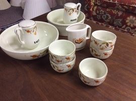 Vintage Hall china pieces