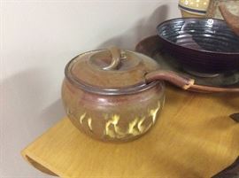 Rustic signed pottery pieces