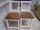 PAIR OF BAR STOOLS