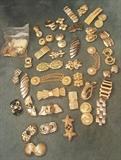 Collection of vintage belt buckles