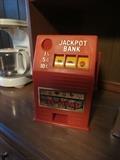 Slot machine bank