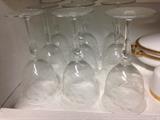 Etched stemware
