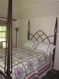 Cast iron bed frame, (No Mattresses)