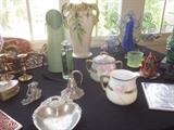 Antique glassware, vintage glassware