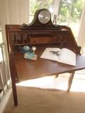 Prairie style desk, drop front desk