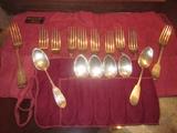 Antique flatware, Silver plate