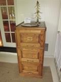 Wood file cabinet