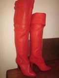 Leather boots, Knee High or Thigh High