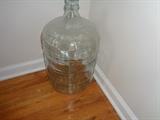 Large glass bottle - coin saver